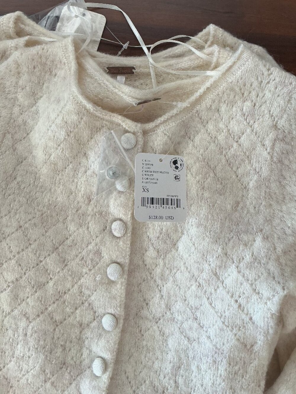 Free People Love Cardi / Winter White - Picture 6 of 9